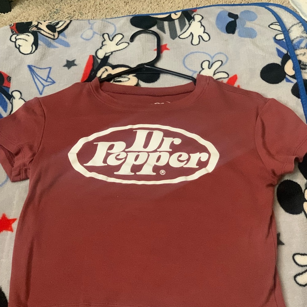Dr Pepper Women's Crop Top - Red